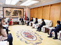 人民日?qǐng)?bào)社副總編輯王一彪會(huì)見俄塔斯社代表團(tuán)一行。