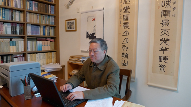 南京大學人文社會科學資深教授莫礪鋒。受訪者供圖