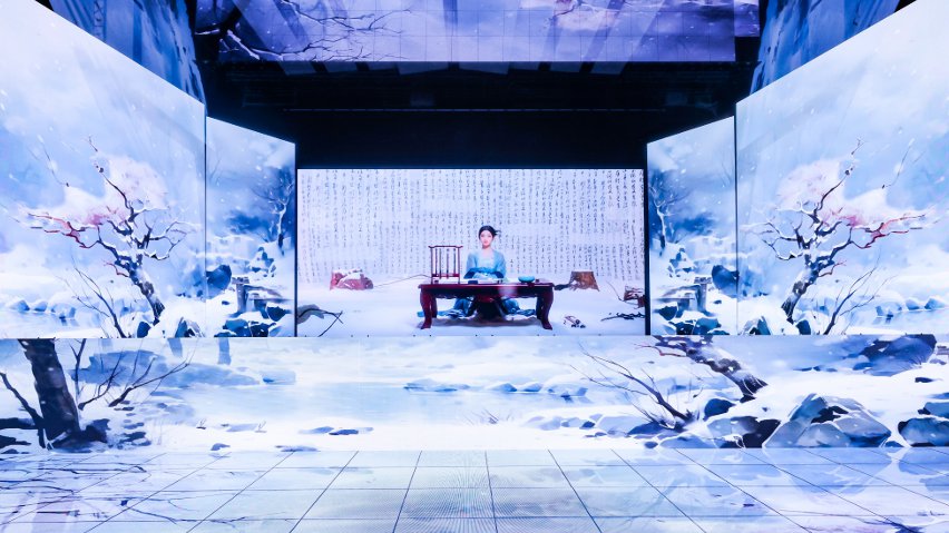 網(wǎng)易云音樂(lè)與小冰公司推出虛擬歌手陳水若演唱《風(fēng)雪千千》。主辦方供圖